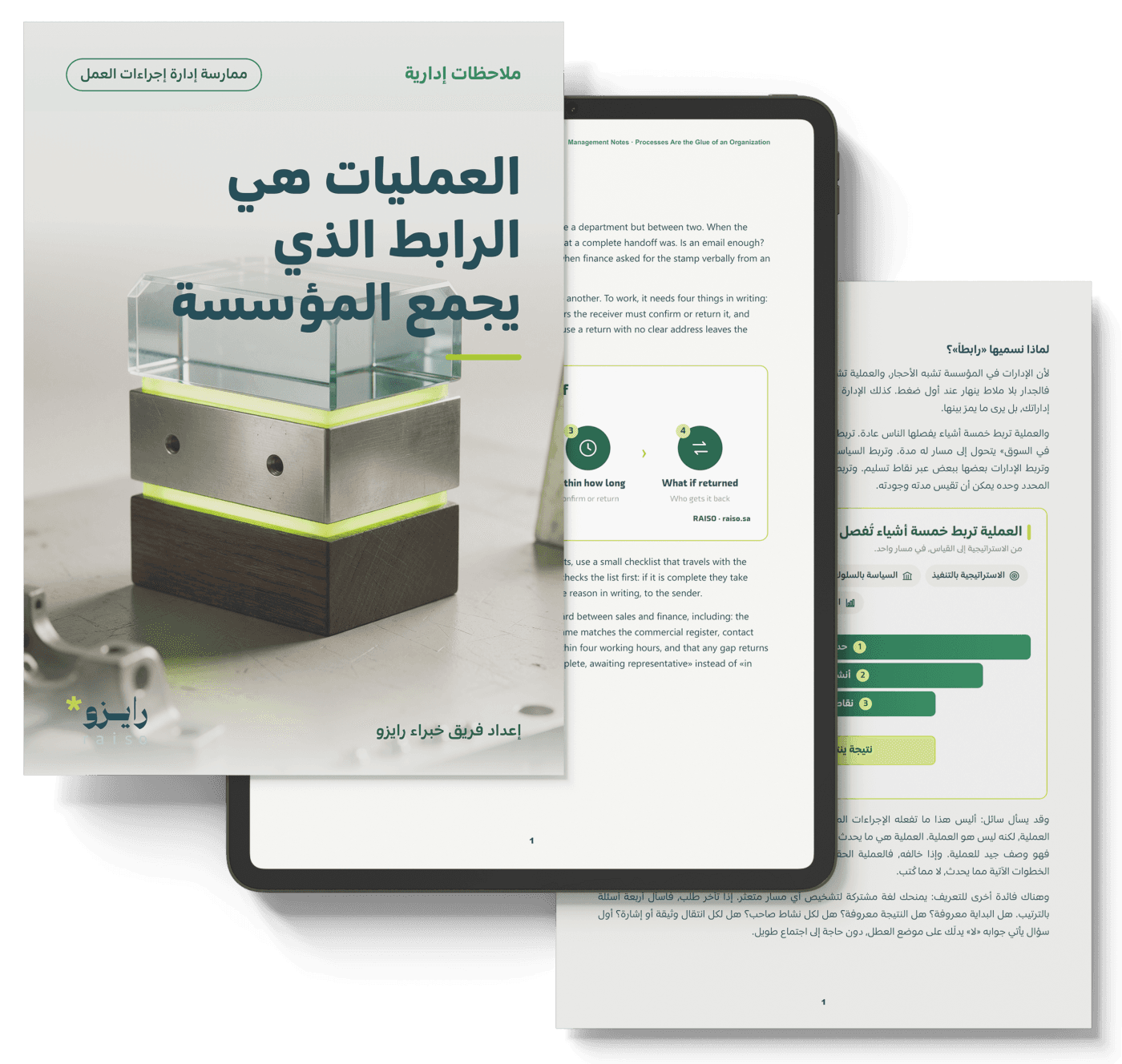 العمليات هي الرابط الذي يجمع المؤسسة